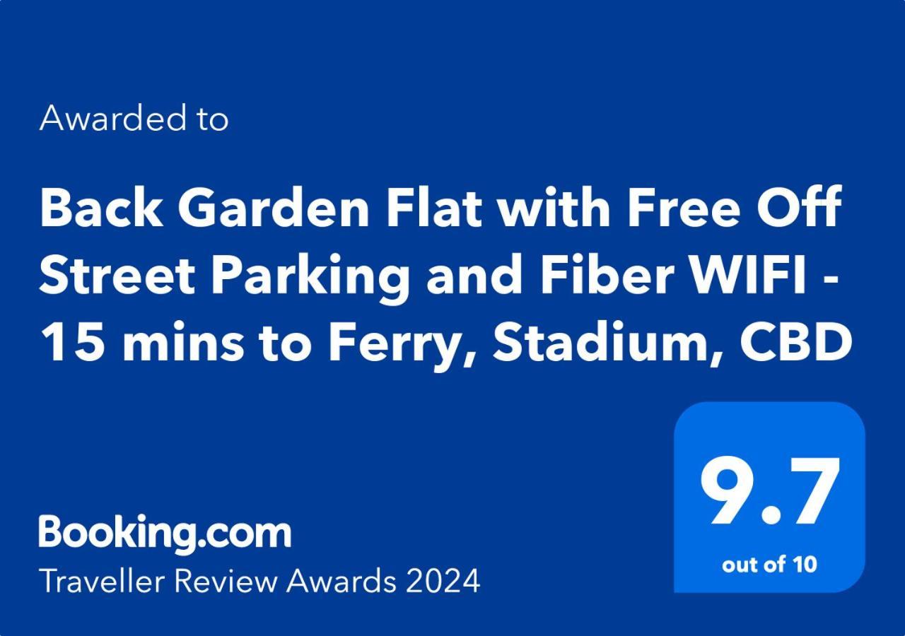 Back Garden Flat With Free On Street Parking And Fiber Wifi - 15 Mins To Ferry, Stadium, Cbd Wellington Bagian luar foto